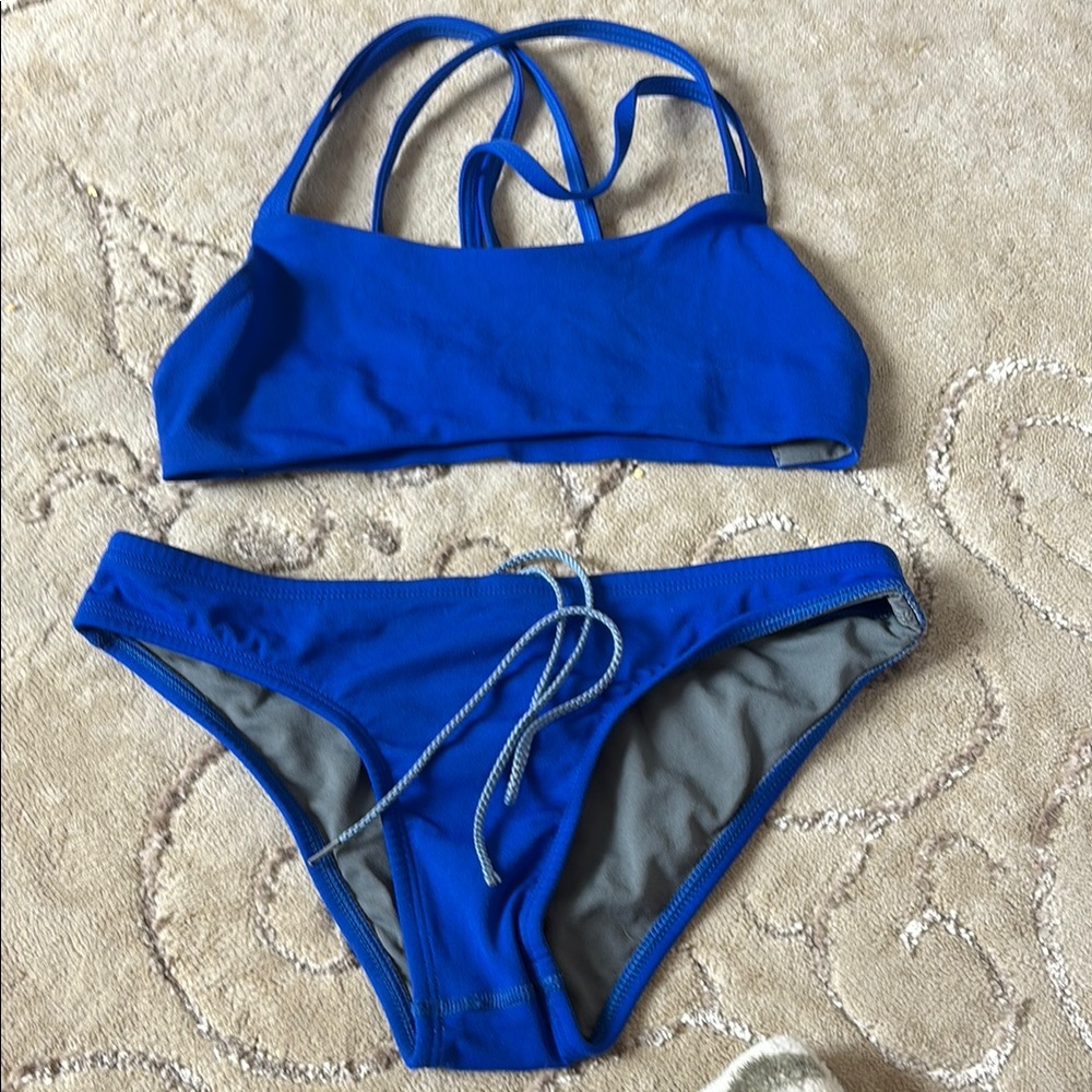 Jolyn Clothing Blue Bikini Set